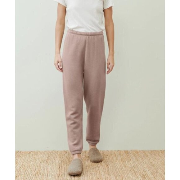 NWOT Jenni Kayne Saturday French Terry High Rise Sweatpants Pink XL - Picture 2 of 7